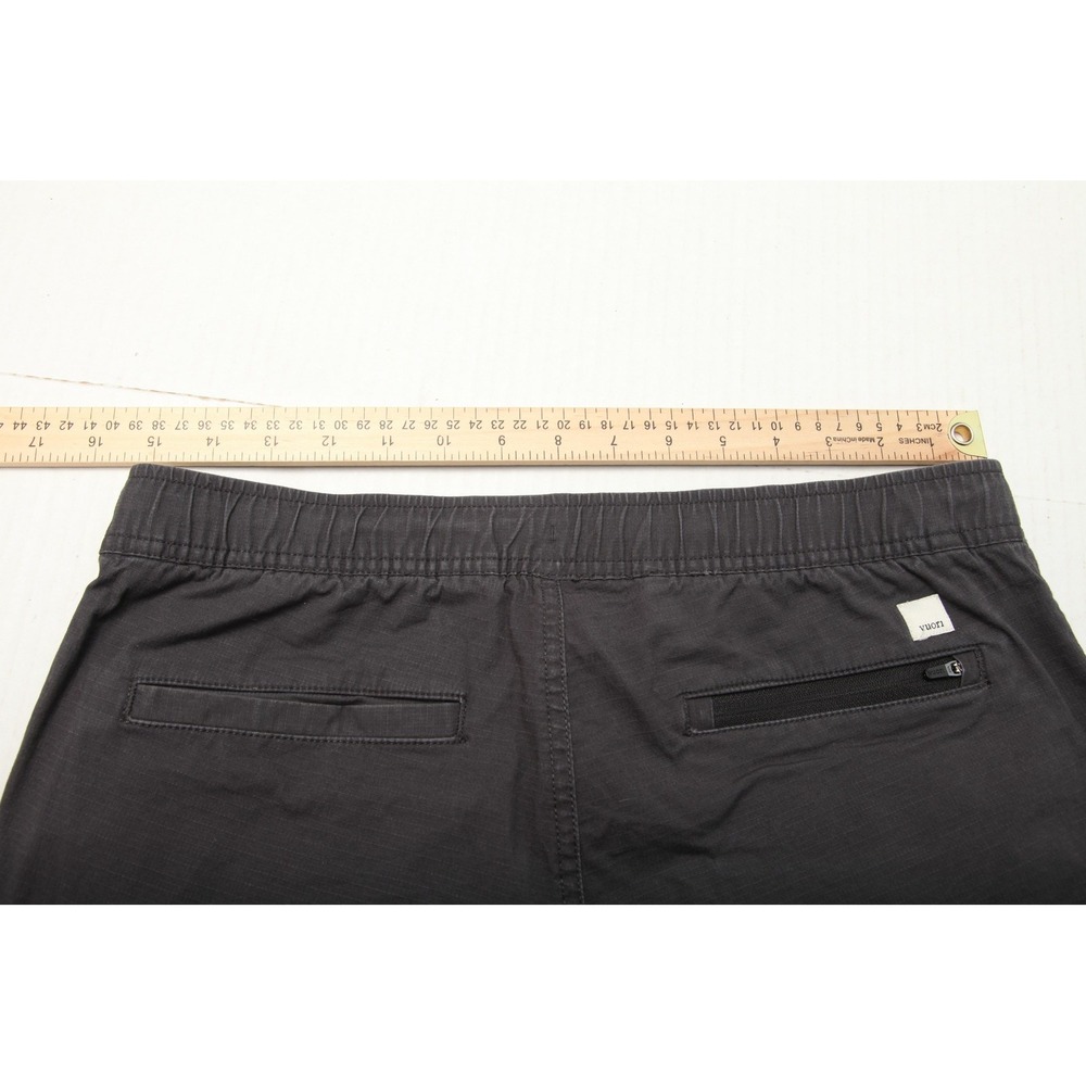 Vuori Pants Womens Medium Gray Ripstop Climber Drawstring Zip Pocket Joggers - Picture 7 of 14